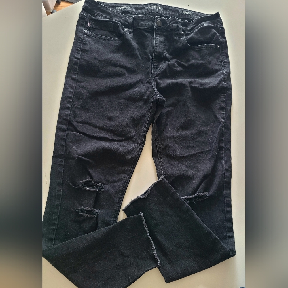 Womens Vigoss, Marley, Mid Rise, Skinney, Black Jeans